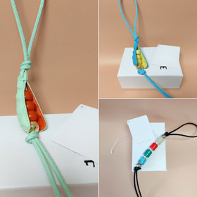 Loewe Pea Pod Genuine Leather Car Keychain Charm Bag Pendant-6277  