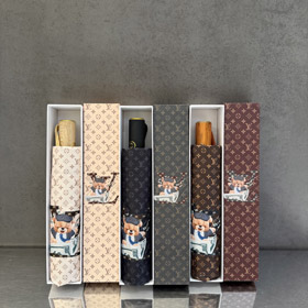 Louis Vuitton LV Money Bear Print Folding Umbrella-6500  